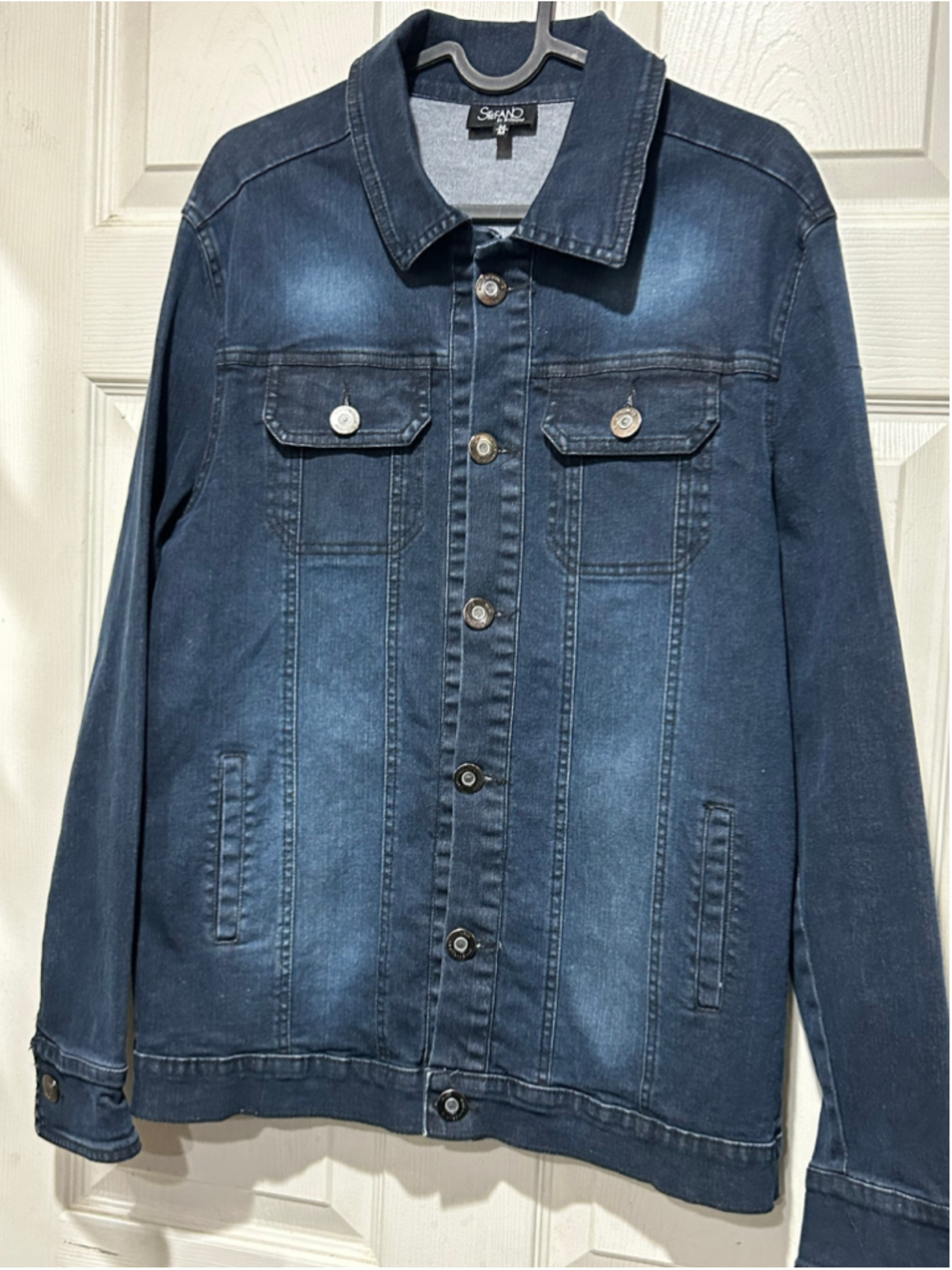 Men's Stefano di Roma Denim Jacket Size M Blue